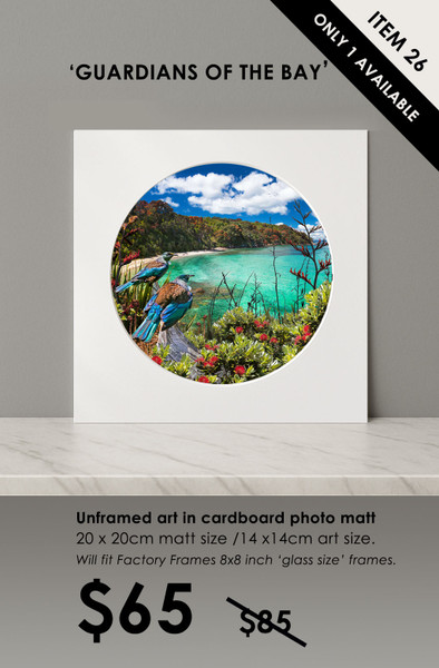 ITEM 26 - SIGNED / UNFRAMED ''GUARDIANS OF THE BAY' (desat)