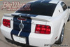 Dual Full Length Vinyl Stripes fitting 2007-2009 GT500 