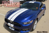 Vinyl Narrow Dual Full Length Stripes fits 2015-2017 Mustang 