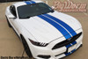 Vinyl Narrow Dual Full Length Stripes that fits 2015-17 Mustang 