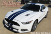 Dual Full Length Narrow Vinyl  Stripes fitting 2015-2017 Mustang 