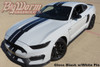  Dual Full Length Vinyl Stripes for 2015-20 GT350 Mustang
