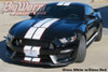 Vinyl Dual Full Length Stripes fitting 2015-20 GT350 Mustang