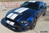 Dual Full Length Vinyl Stripes fitting 2010-2014 GT500 