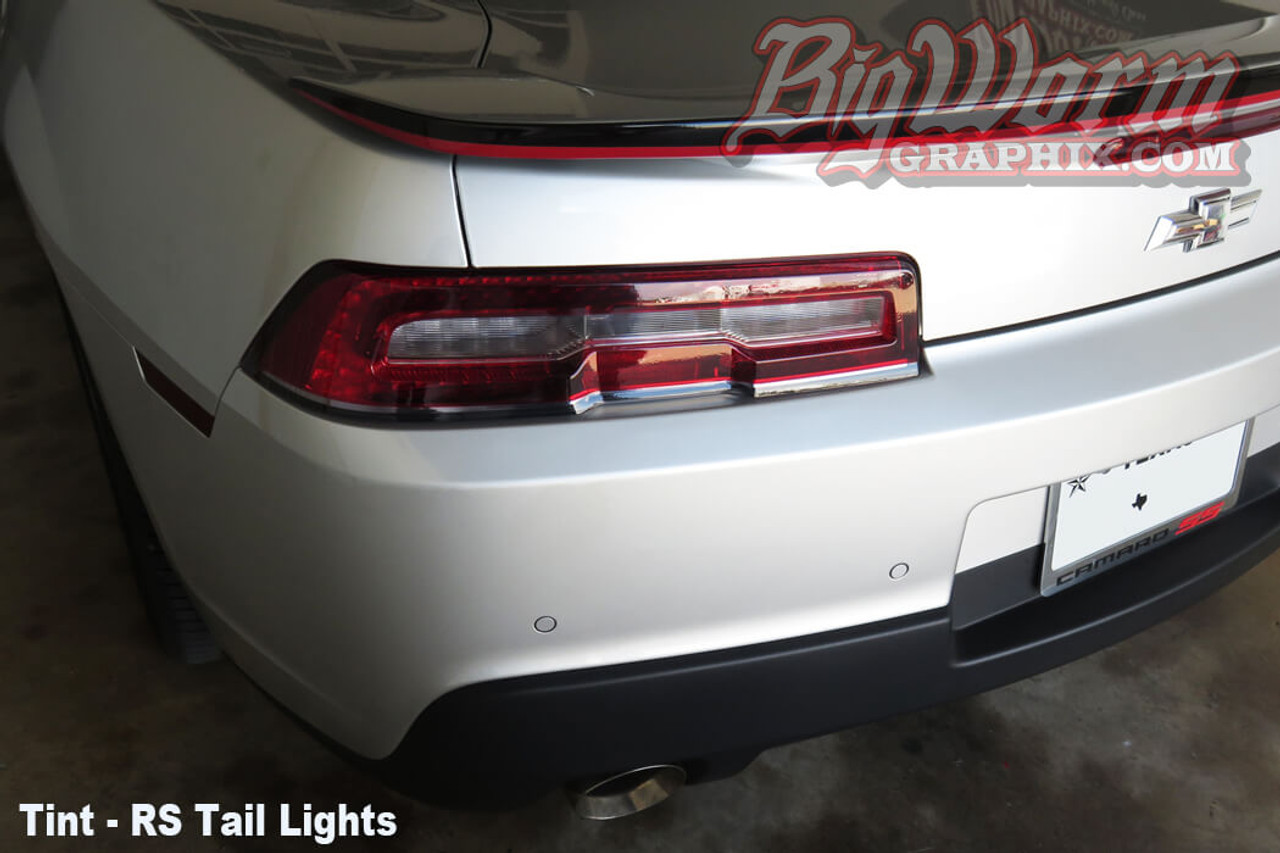 2014 15 Camaro Smoked Tail Light Overlays