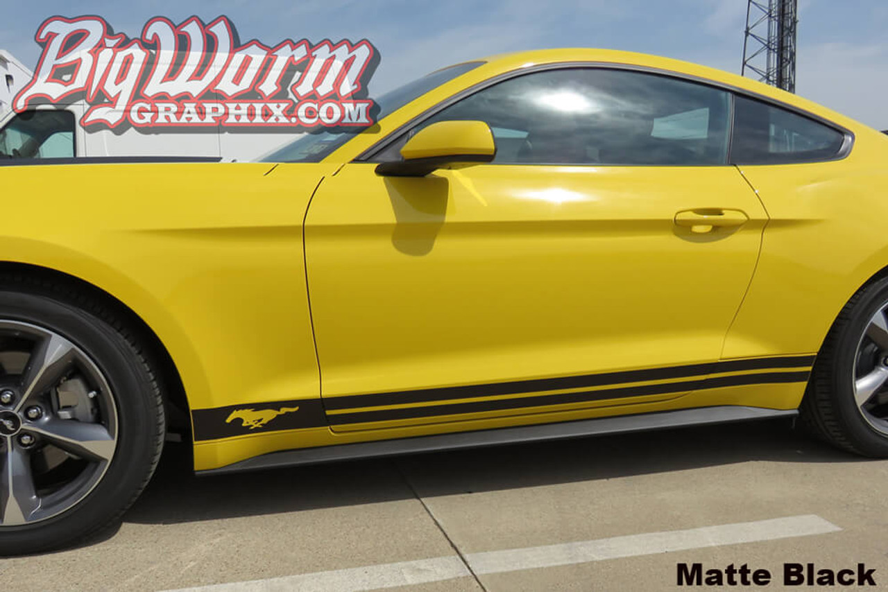 2015-2023 Mustang Dual Line Rocker Stripes