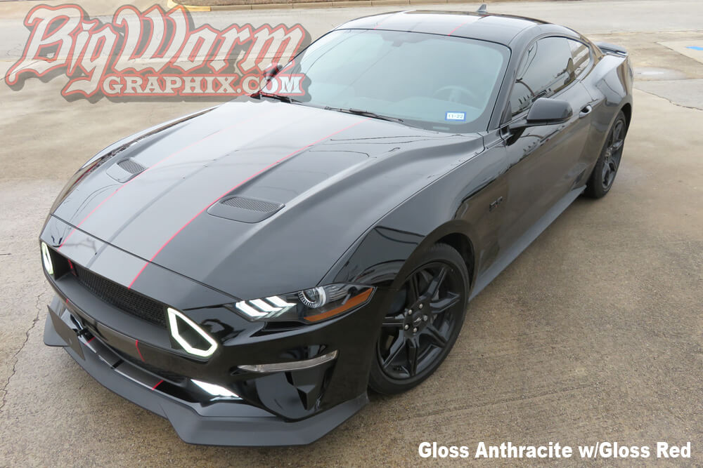 2018-2024 Mustang Wide Dual Full Length Stripes