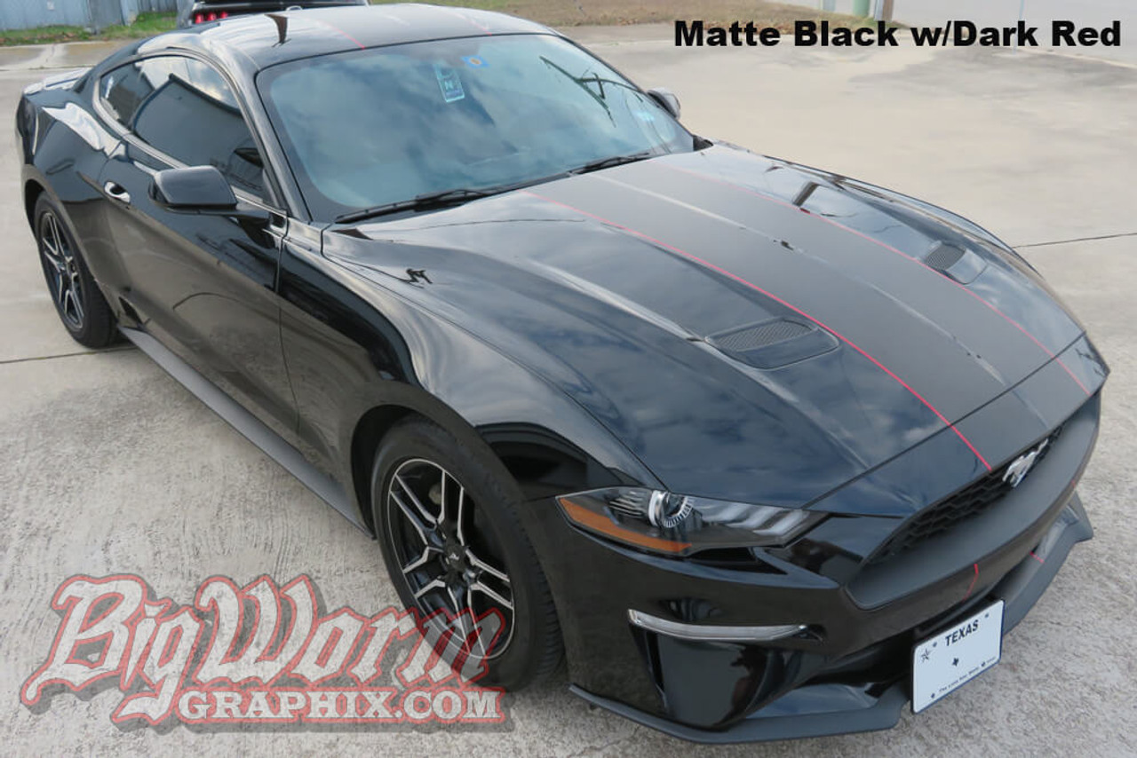 2018-2024 Mustang Wide Dual Full Length Stripes
