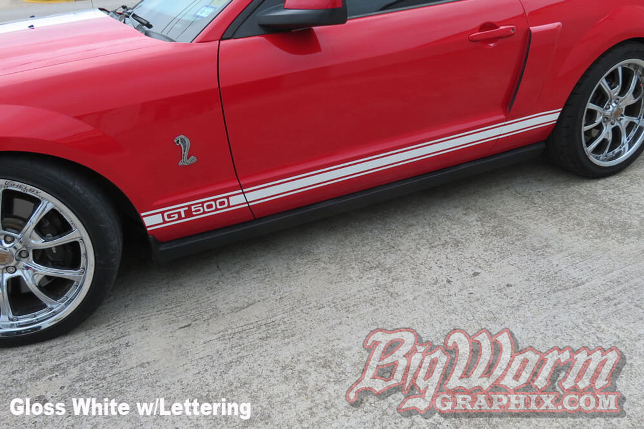 2007-2009 GT500 Rocker Stripes