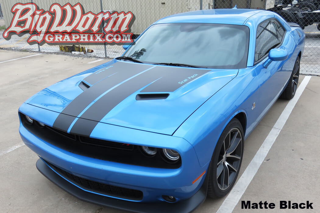 2019-2022 Challenger Dual hood Stripes