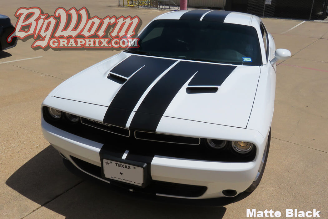 2019-2022 Challenger SXT Full Length Stripes with T hood