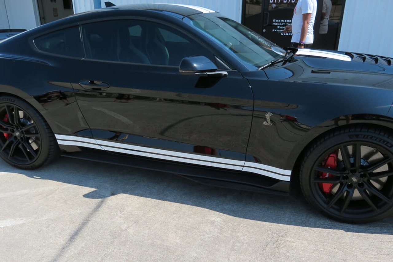 2015-2022 GT350/GT500 Dual Line Rocker Stripes