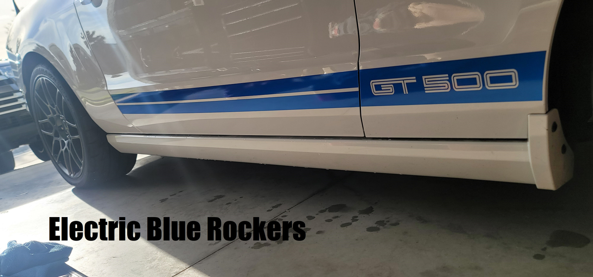 Gt500 Rocker Decals 2010-2014 GT500 Dual Full Length Stripes