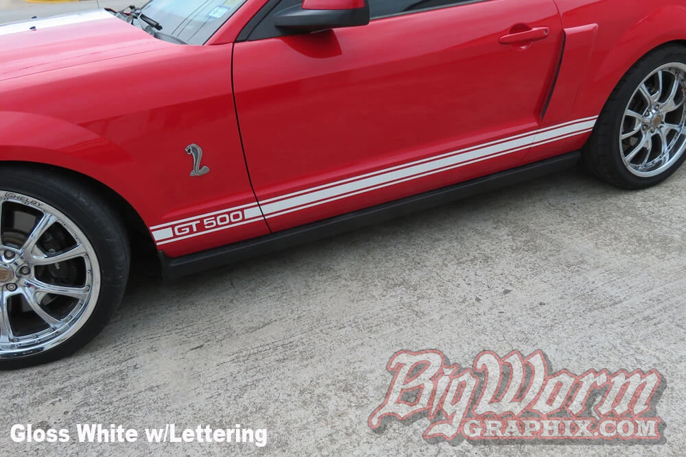 2007-2009 GT500 Rocker Stripes