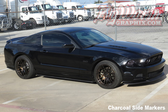 2010-2014 Mustang Smoked Side Marker Overlays