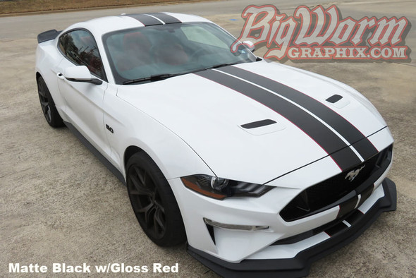 2018 19 Mustang Supersnake Style Full Length Stripes