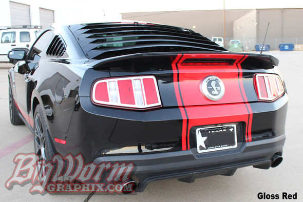 GT500 Supersnake style Vinyl Stripes for 2010-14 Mustang