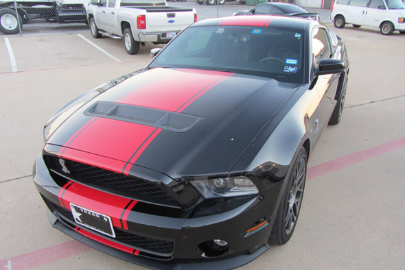 2010-14 GT500 Mustang Supersnake style Vinyl Stripes