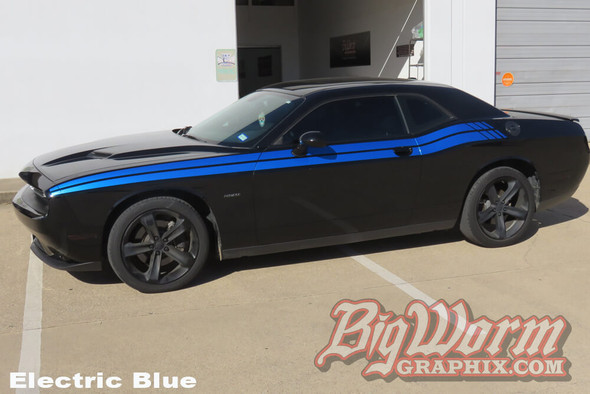 RT Style Side Vinyl Stripes for 2008-22 Challenger 