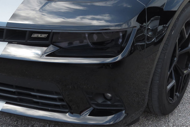 2014-15 Camaro Smoked Headlight Overlays