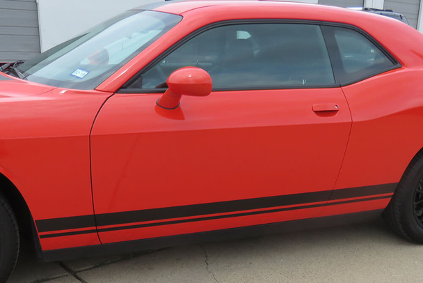 2008-22 Challenger Offset Rocker Vinyl Stripes