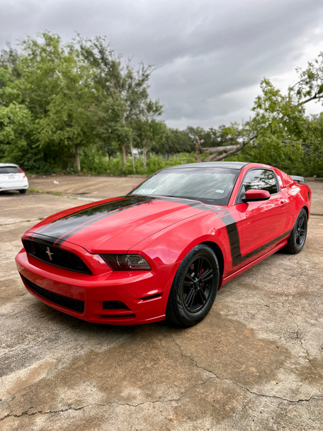 2005-14 Mustang Boss Side & Hood Vinyl Stripes
