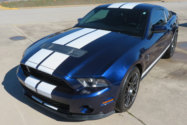 2010-14 GT500 Dual Full Length Vinyl Stripes