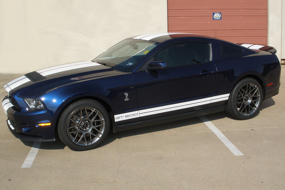 Gt500 Rocker Decals 2010-2014 GT500 Rocker Stripes