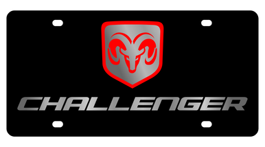 Challenger® Car Badge - Stacked Design - Choose Your Color