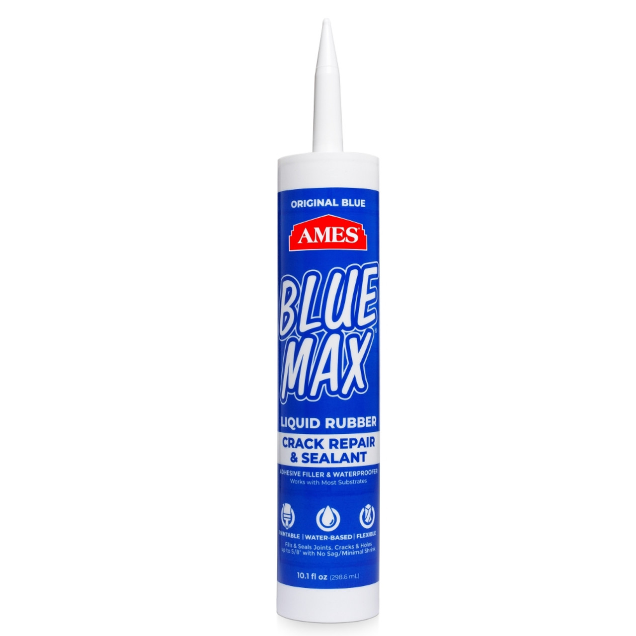  Ames Research Laboratories AMES BMX1WRG 1 galón Blue Max,  impermeable blanco, uso regular en interiores y selladores de hormigón  exterior por debajo de la calidad, pintura de casa y más. Caucho 