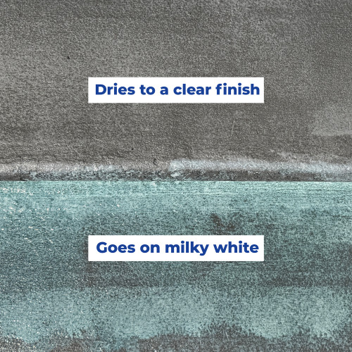 Ames Super Primer seen here both before and after drying