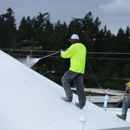 Liquid Rubber RV Roof Coating - Solar Reflective Sealant - Waterproof -  Easy to Apply - Brilliant White,1 Gallon 