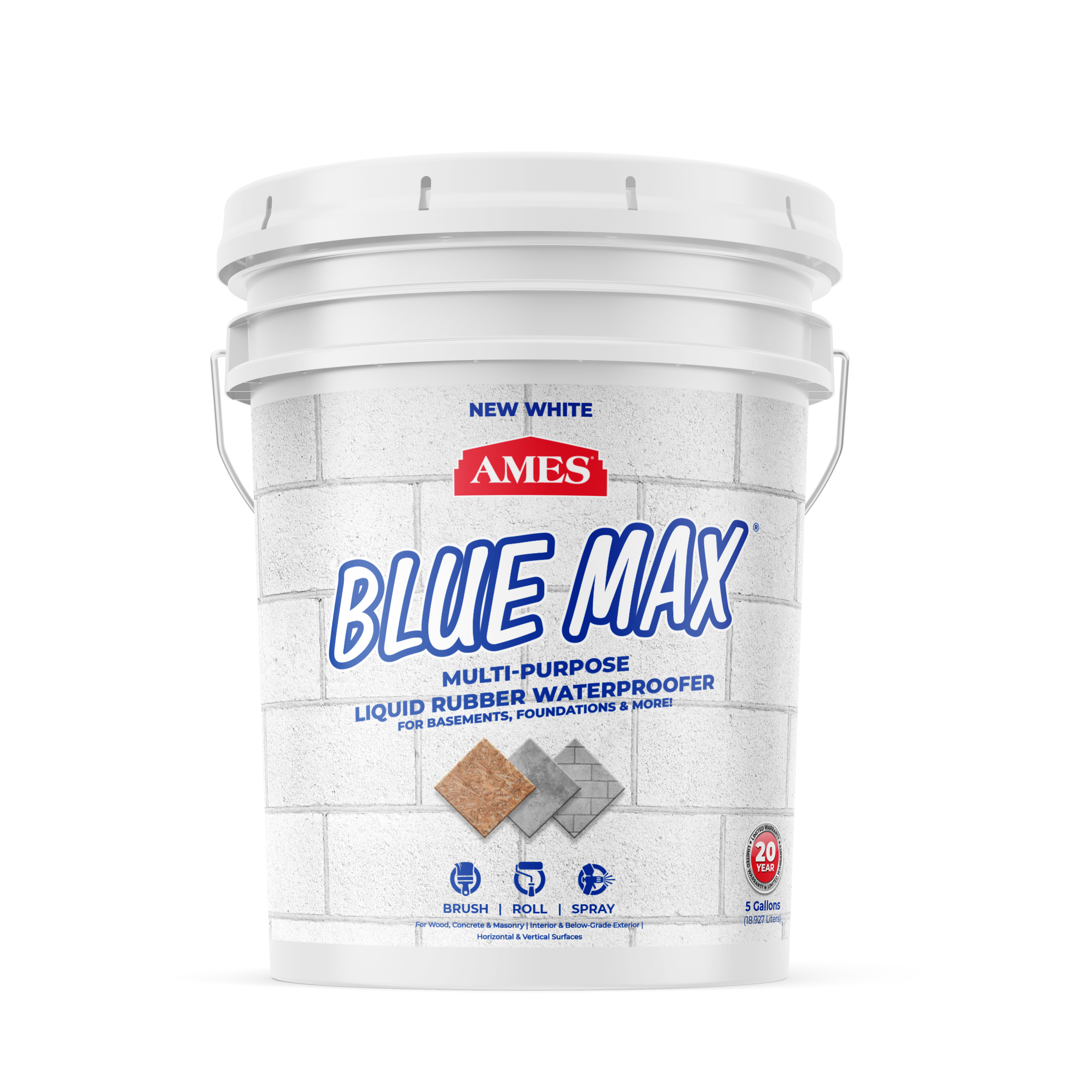 Ames  Blue Max Waterproofing Liquid Rubber Roller Grade 1-Gal – Conspec  Materials, LLC