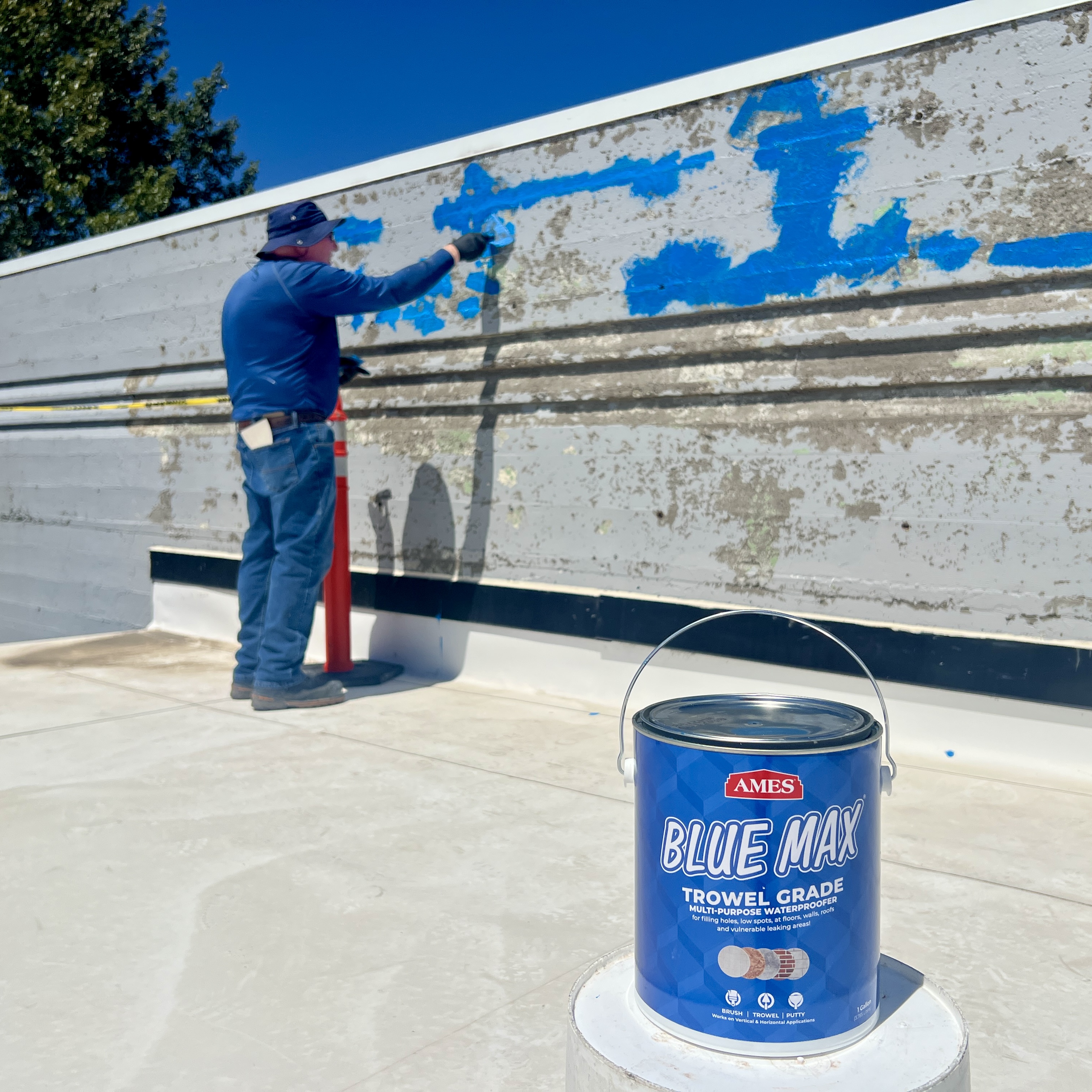 Blue Max Trowel Grade | Multi-Purpose Waterproofer | AMES