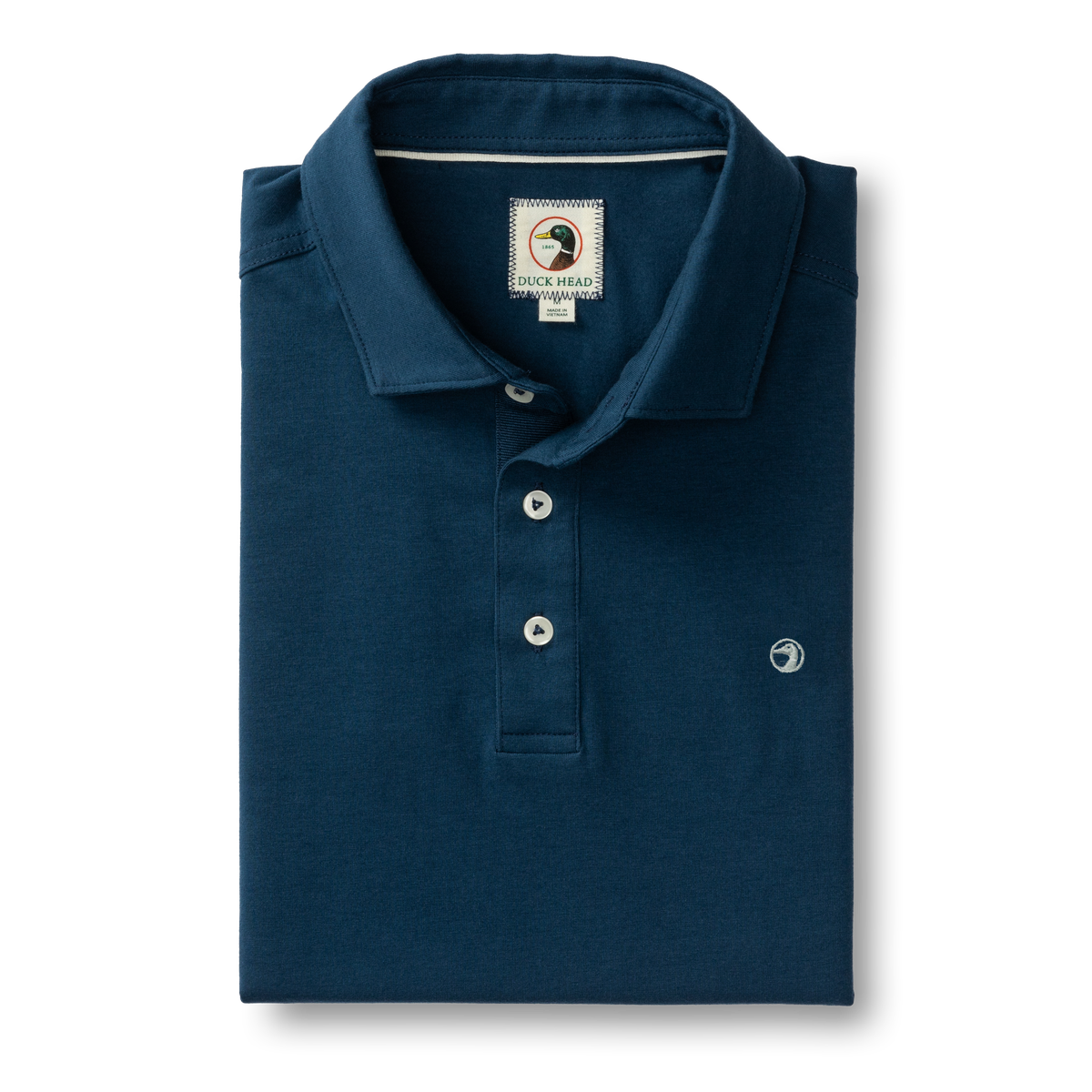Duck Head Long Sleeve Hanover Pima Cotton Pique Polo Solid product image 0 for outdoor clothing and rugged refined menswear at C. Field & Roe in Dublin, Ohio.