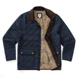 Tom Beckbe Fremont Lodge Performance Quilted Jacket detail view showing quilted Lining | C. Field & Roe, Dublin Ohio menswear