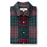LS COTTON FLANNEL SPORT SHIRT - PIERRE PATCHWORK