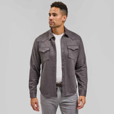 THE WYATT - MICROSUEDE SHIRT JACKET