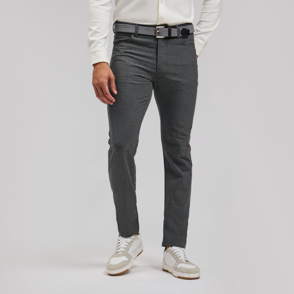 Rye 51 The Techno - Wool 5-Pocket men’s pants front view | color: Charcoal | C. Field & Roe - Dublin, Ohio