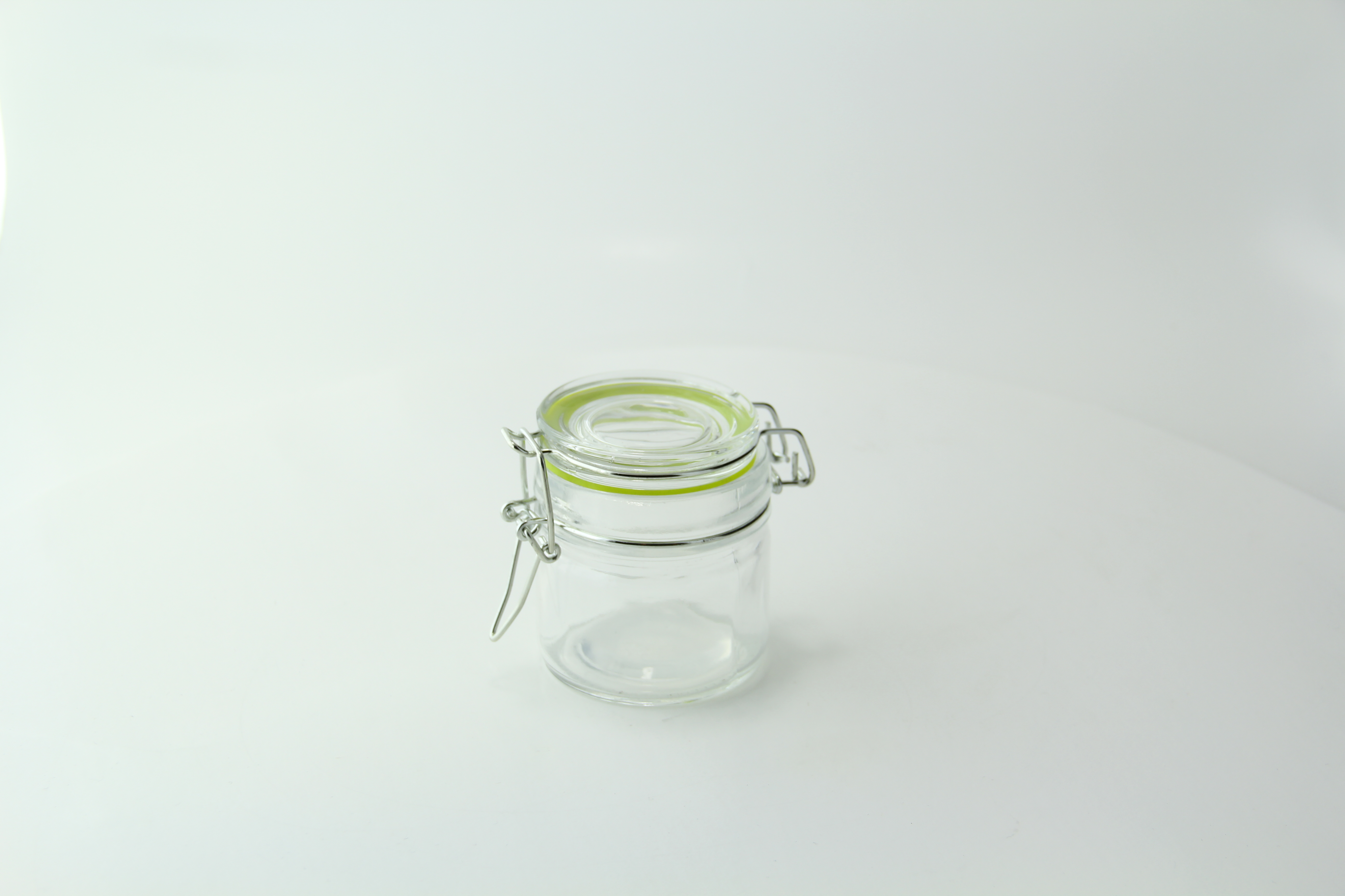 Mini Reusable Glass Seal Jars H:2.8in - 12 Pcs