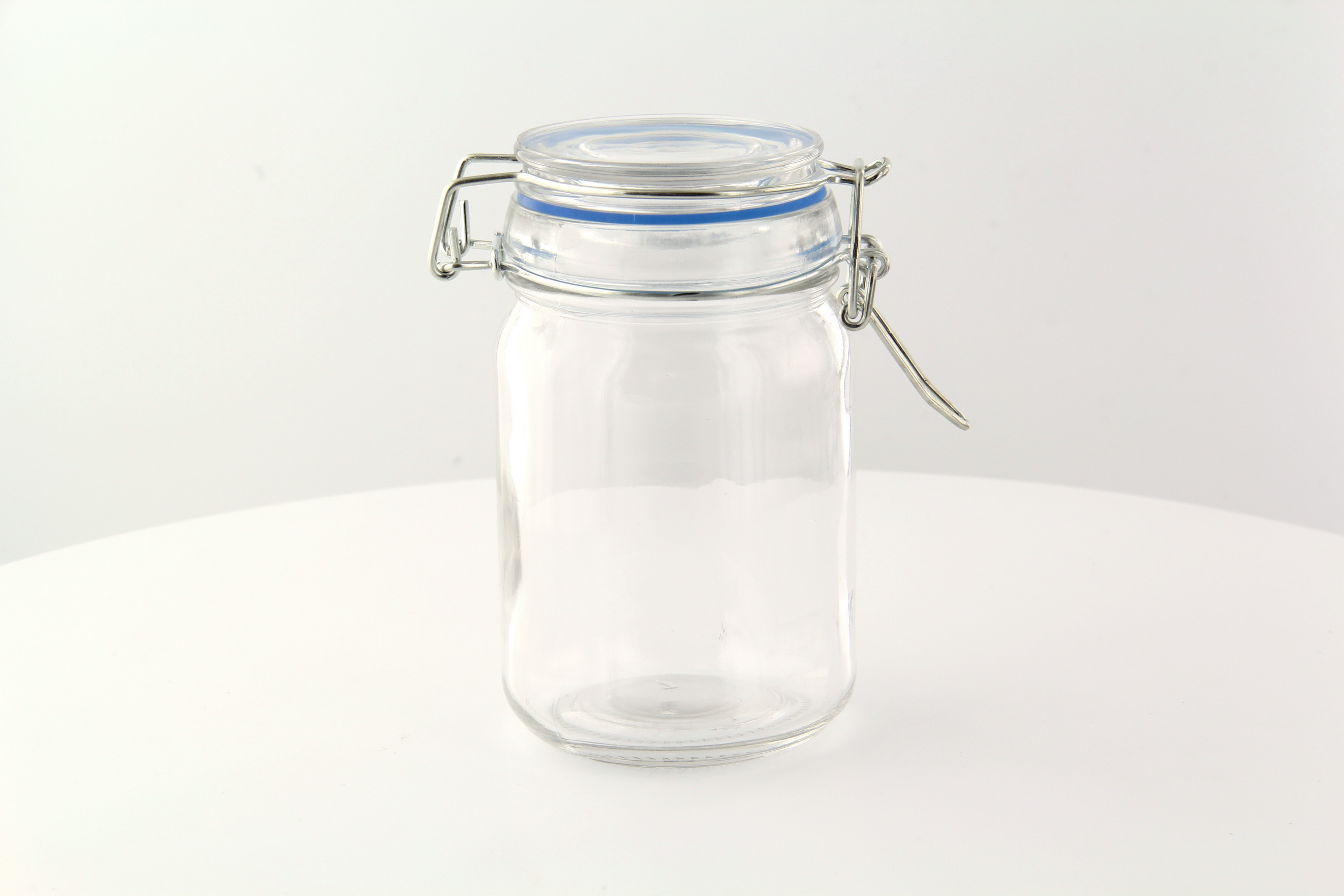 Mini Reusable Glass Seal Jars H:2.8in - 12 Pcs