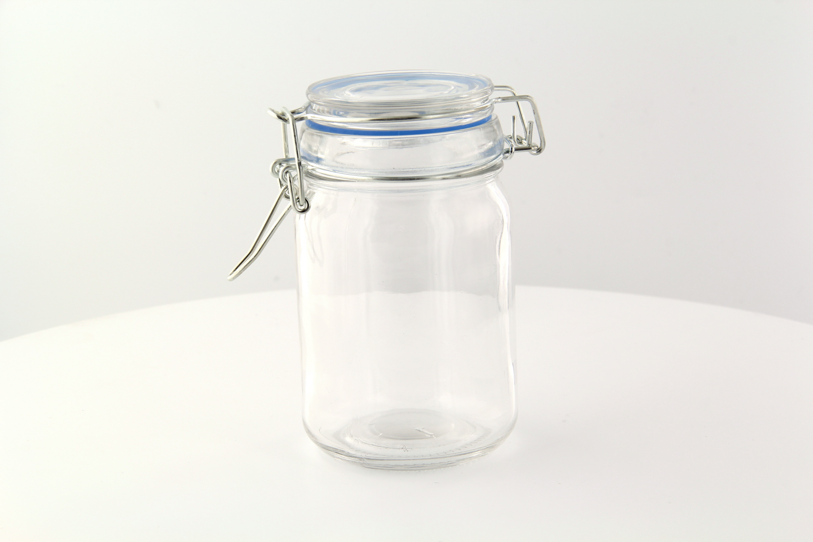 Mini Reusable Glass Seal Jars H:2.8in - 12 Pcs