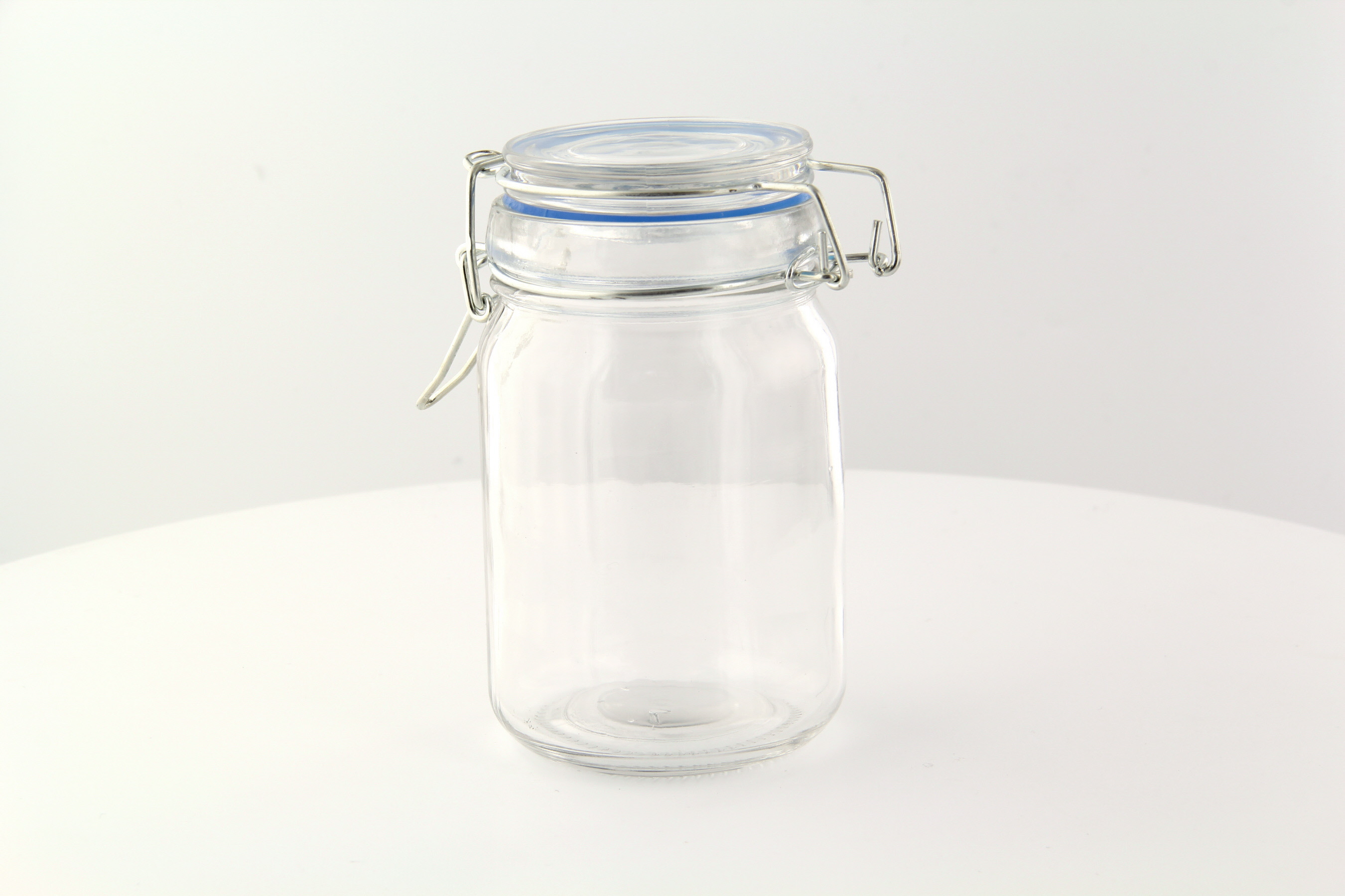 Mini Reusable Glass Seal Jars - 8oz D:2.7in H:4.5in - 24 pcs