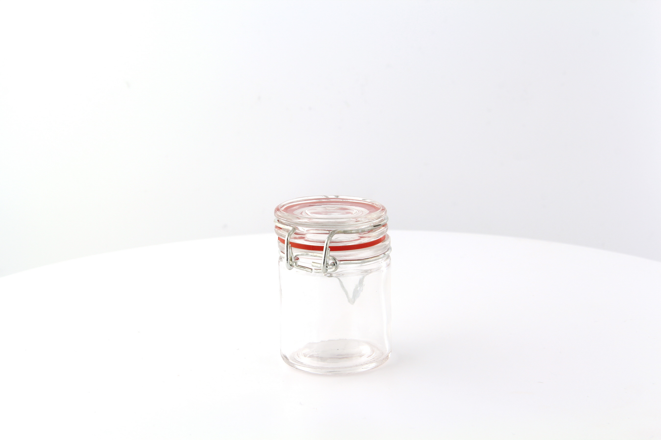 Mini Reusable Glass Seal Jars 2oz D:1.7in H:3.2in - 12 pcs - BioandChic