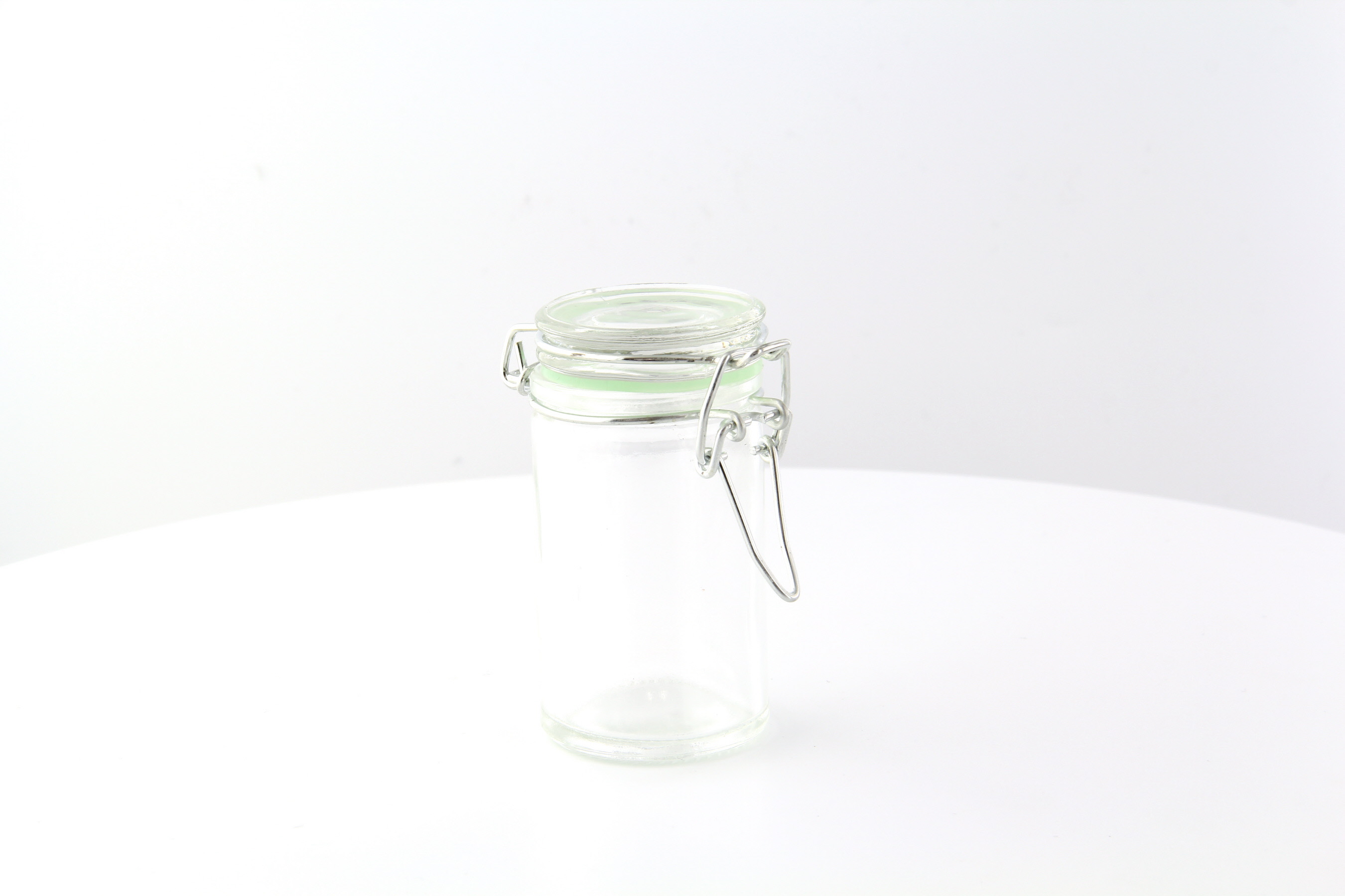 Mini Reusable Glass Seal Jars - 8oz D:2.7in H:4.5in - 24 pcs