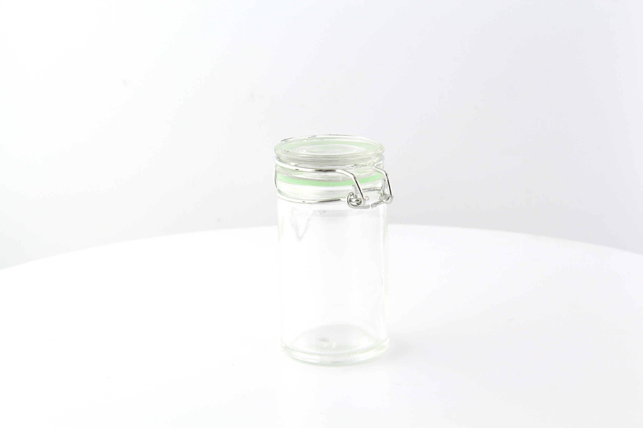 Mini Reusable Glass Seal Jars - 8oz D:2.7in H:4.5in - 24 pcs