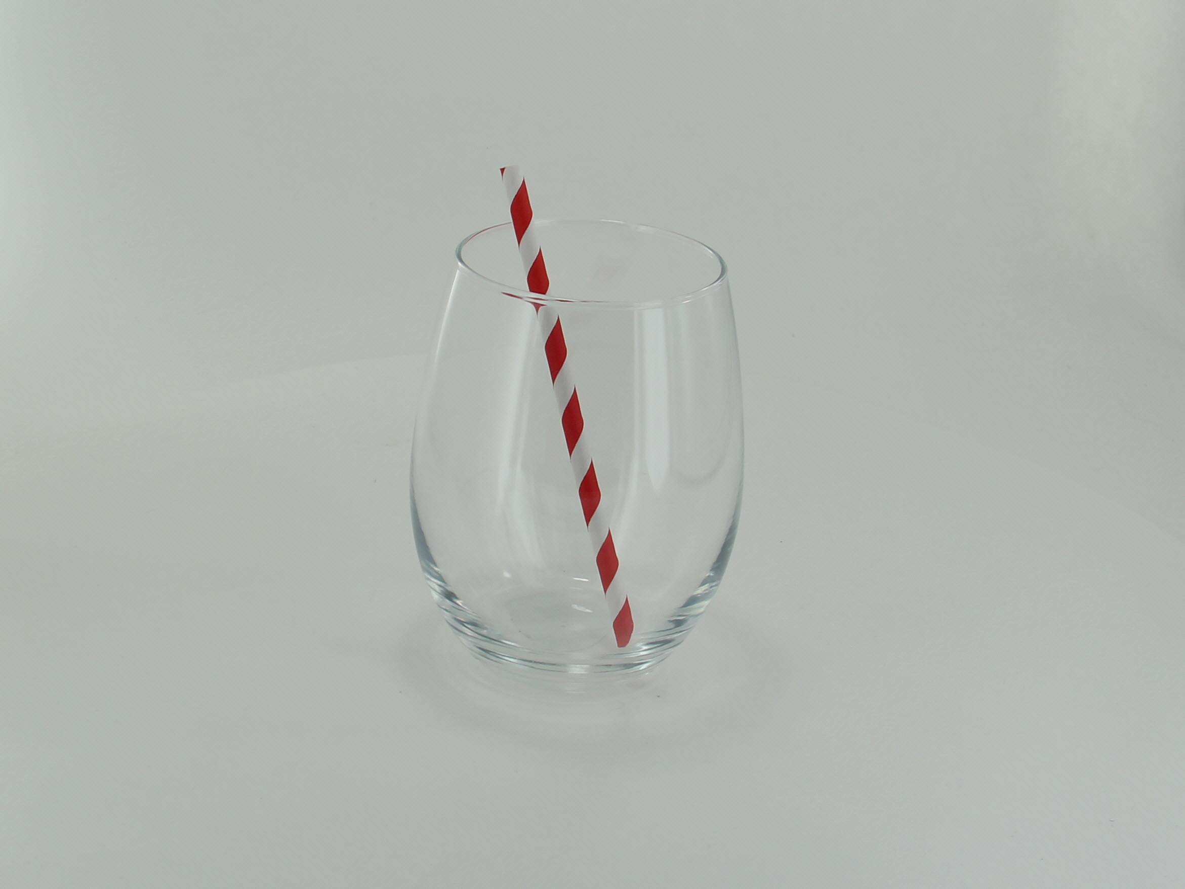 Red Collins Straws (Unwrapped, 7-7/8 Long, 500/pack)