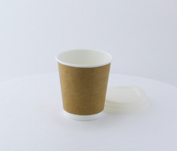 12 oz Kraft Double Wall Paper Hot Cup | 500/Case