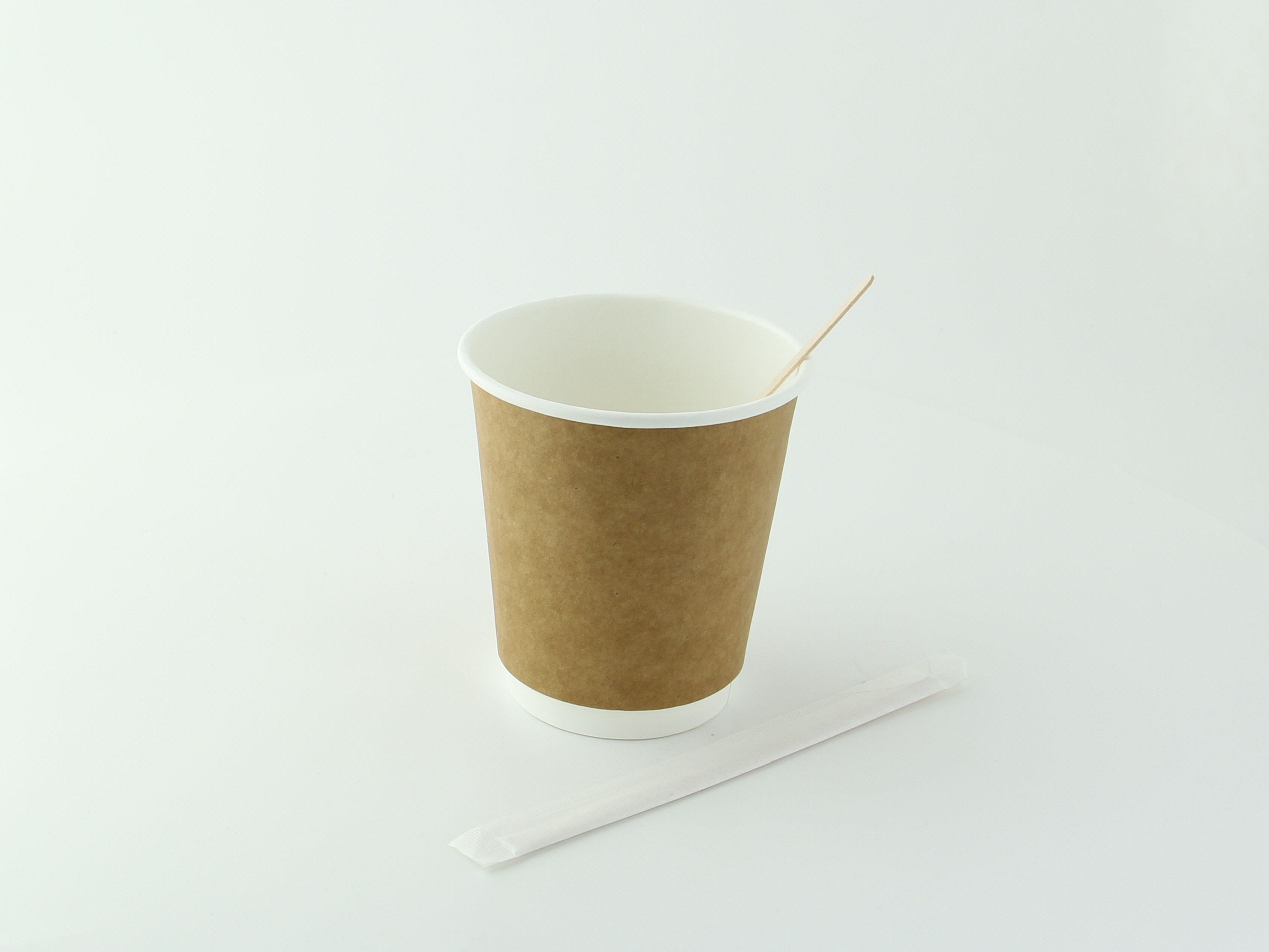 Choice 5 1/2 Eco-Friendly Wrapped Wooden Coffee / Drink Stirrer - 1000/Pack