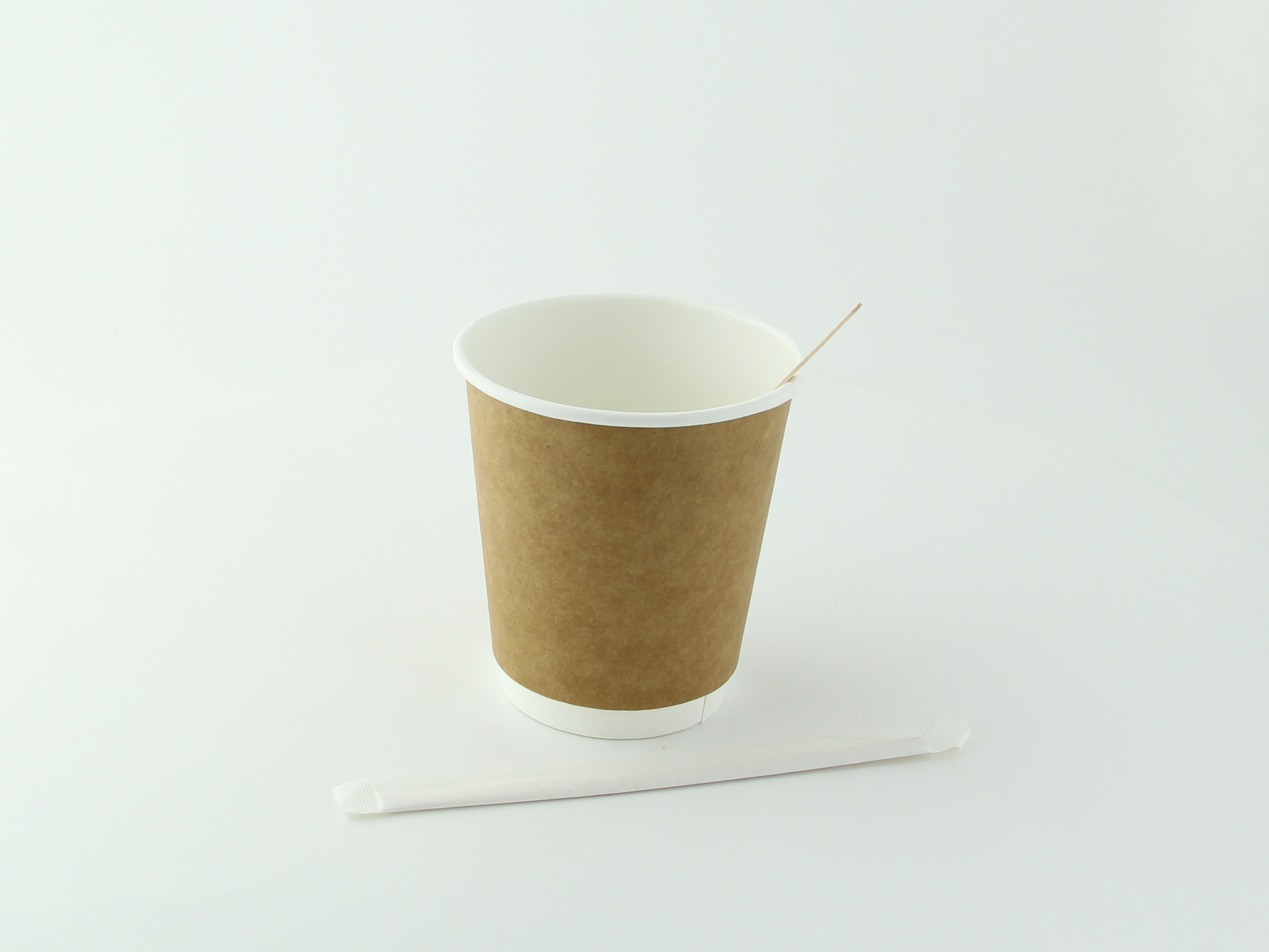 Choice 5 1/2 Eco-Friendly Wrapped Wooden Coffee / Drink Stirrer - 1000/Pack